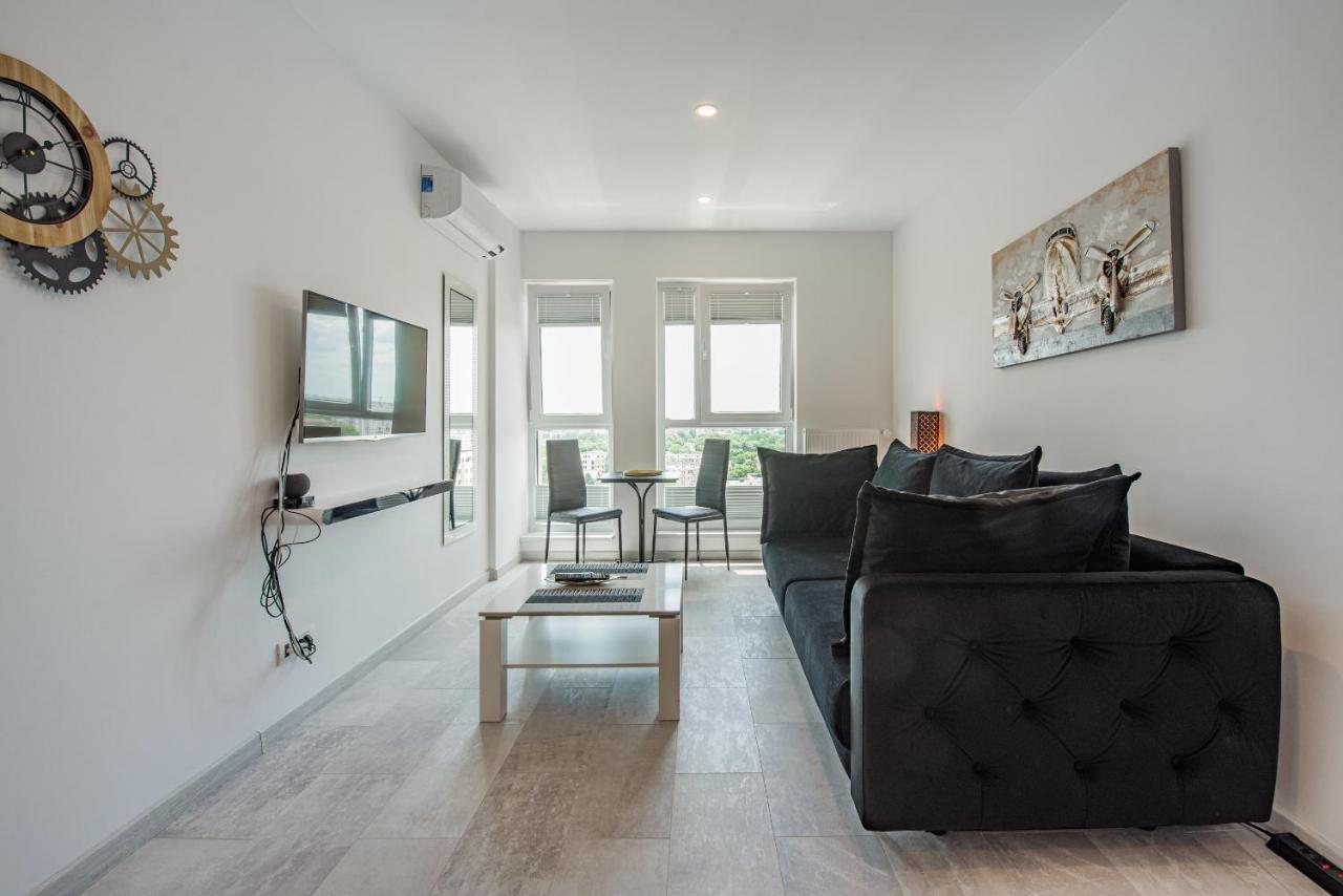 Cozy Penthousestudio Cityview W12 Bukarest Exterior foto